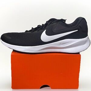 Size 12 - Nike Revolution 7 ‘Black White’ Running Shoes FB2207-001 Men’s NEW